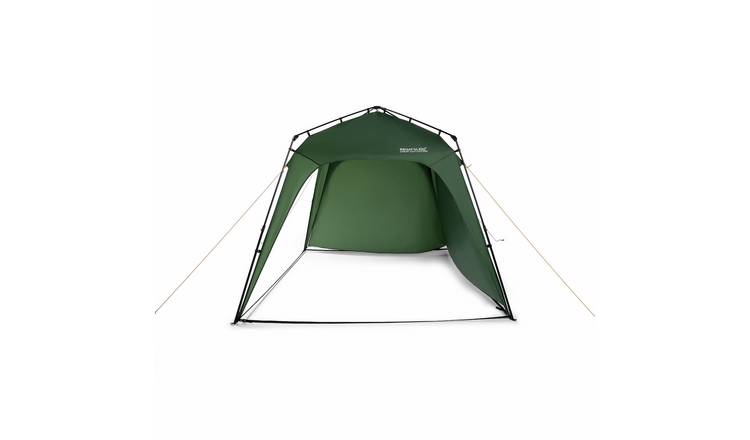 Regatta 250cm Pop Up Garden Gazebo with Side Panels - Green