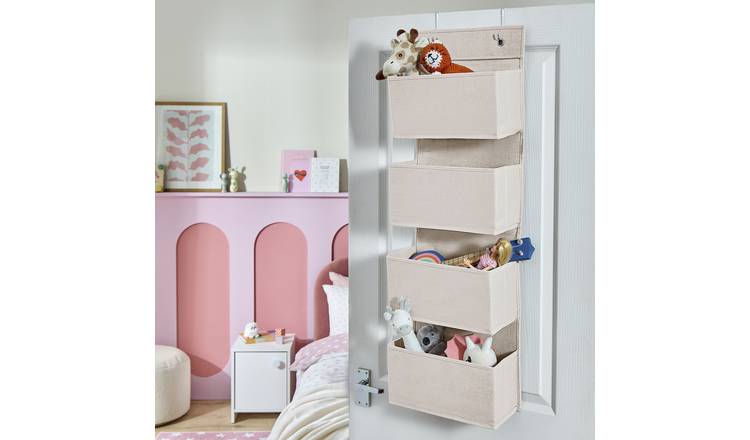 Argos Home Overdoor Storage Organiser - Beige