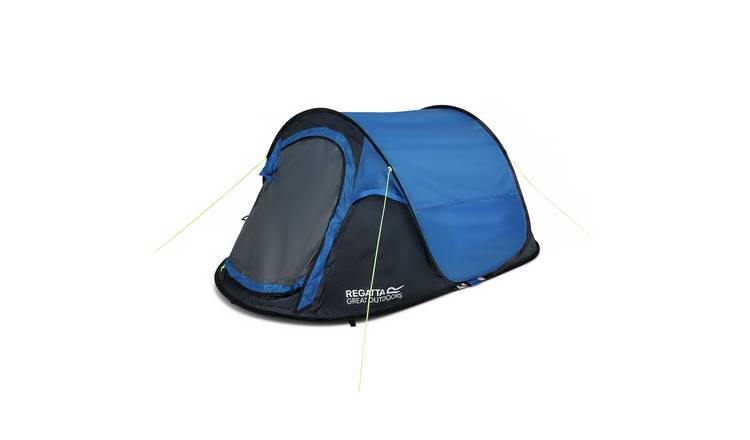 Regatta 2 Man 1 Room Dome Pop-Up Tent - Blue