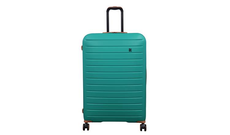 IT Luggage Legion Expandable 8 Wheel Hard Large Suitcase - Blue