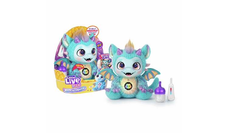 Little Live Pets Skye-My Magical Dragon 20cm Interactive Plush
