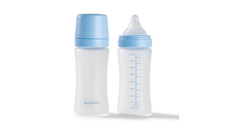 Nuby Blue RapidCool Baby Bottle - Pack of 2
