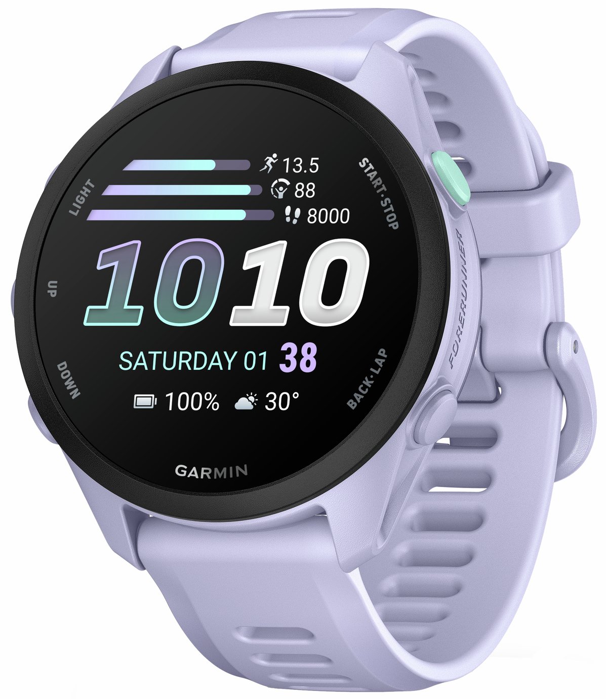 Garmin Forerunner 70 GPS Running Smart Watch - Cool Lavender