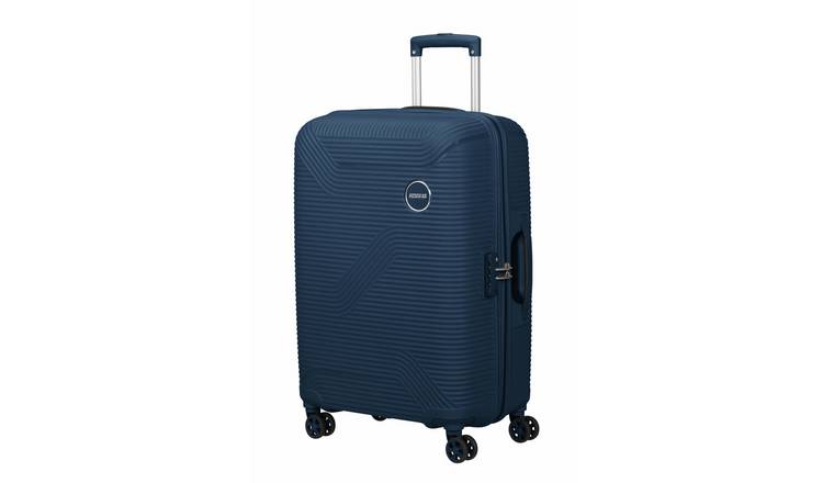 American Tourister Bonjoy 8 Wheel Hard Suitcase - Medium, Blue Moon