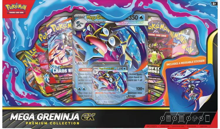 Pokémon Mega Greninja EX Premium Collection Trading Cards