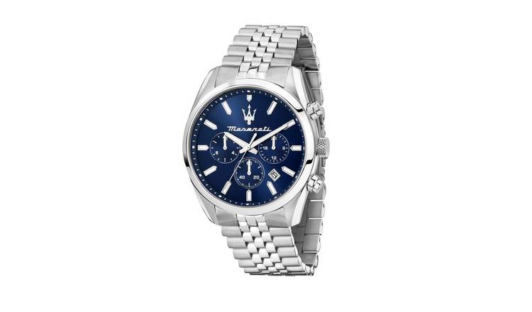 Maserati Attrazione Men's Blue Dial Stainless Steel Bracelet Watch