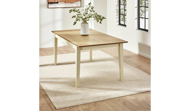 Julian Bowen Larissa Extending 8 Seater Dining Table - Natural