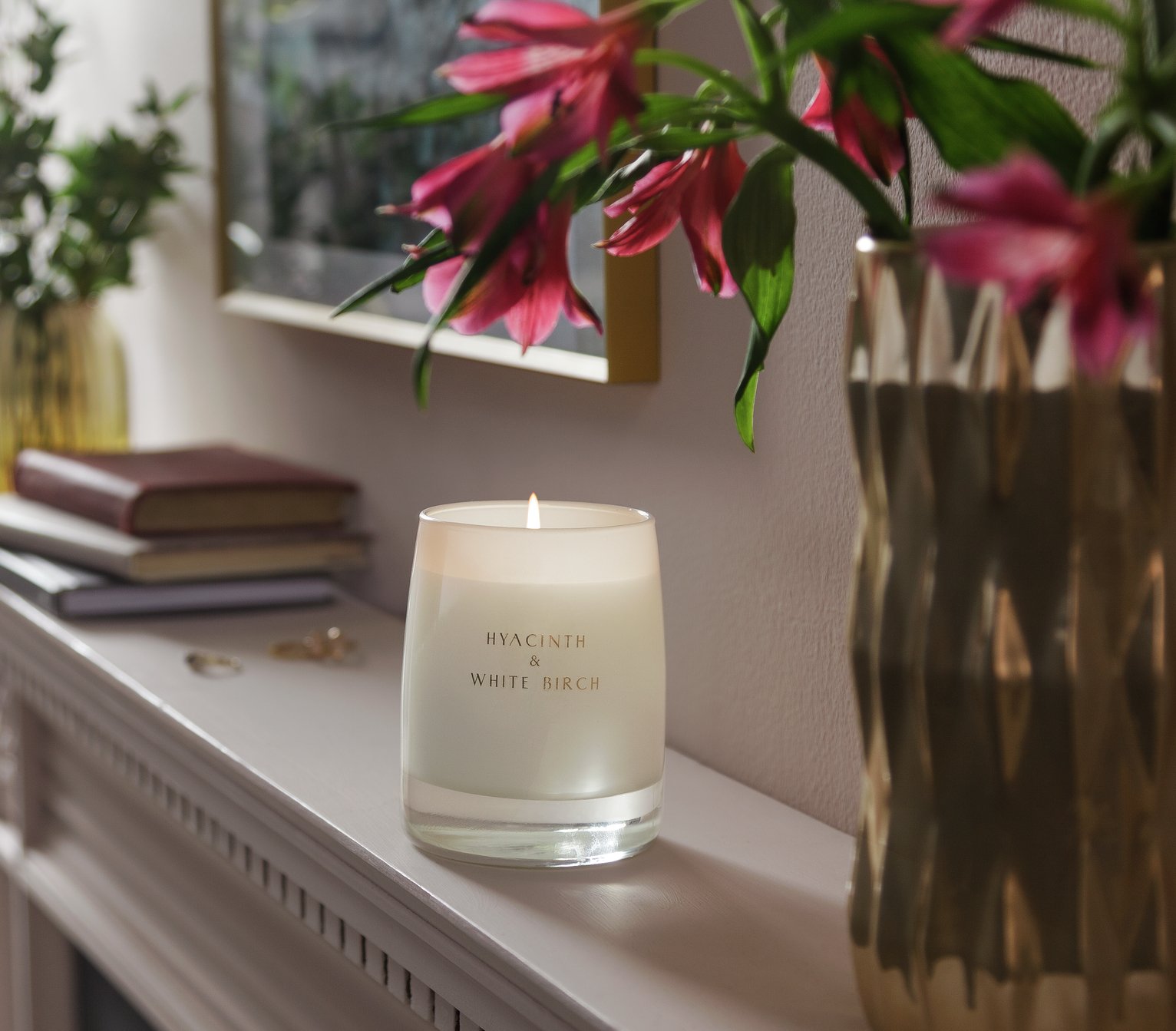 Argos Home Hyacinth and White Birch Candle with Lid Review