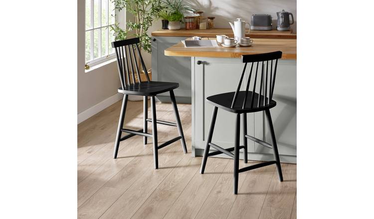 Julian Bowen Alassio Bar Stool - Black
