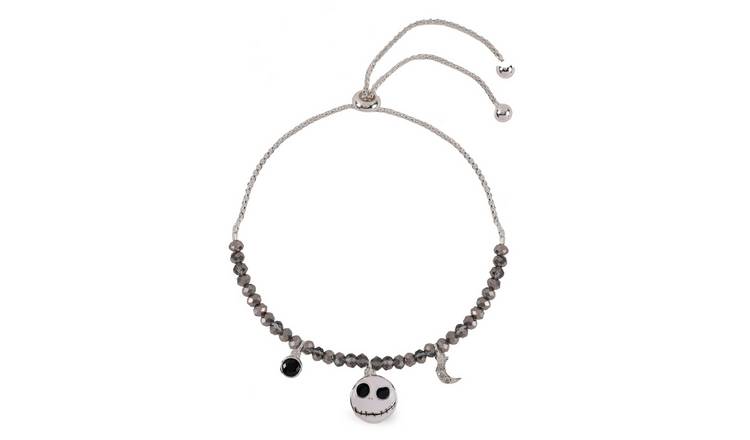 Disney Silver Plated Tim Burton's The Nightmare Before Christmas Charm Bracelet