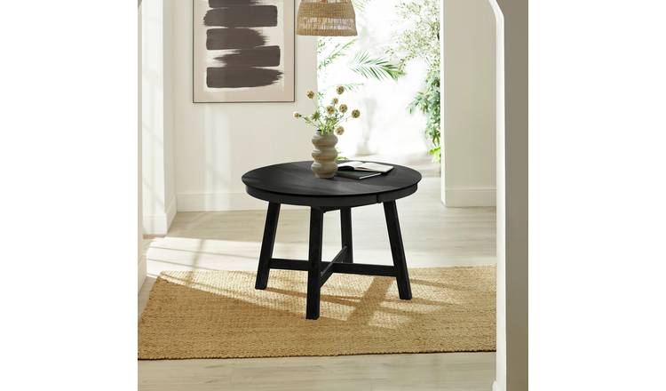 Julian Bowen Annika Extending 4 Seater Dining Table - Black
