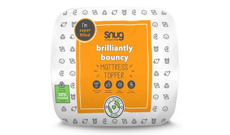 Snug Brilliantly Bouncy 5cm Mattress Topper - Single