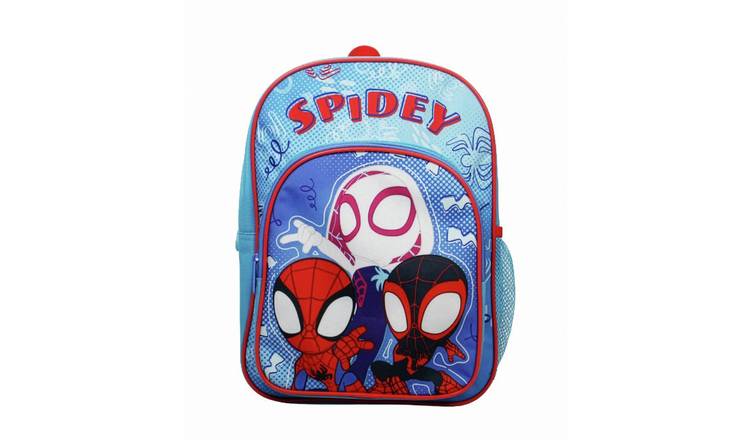 Marvel Spidey and Friends Character Print 10L Backpack - Blue
