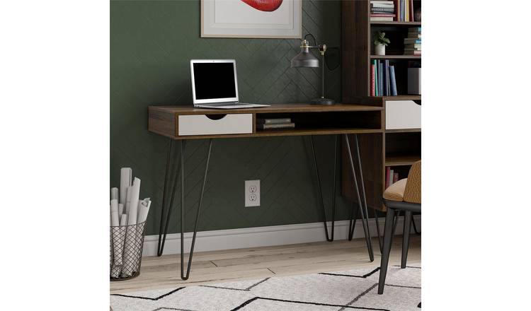 Dorel Concord 1 Drawer Desk - Brown