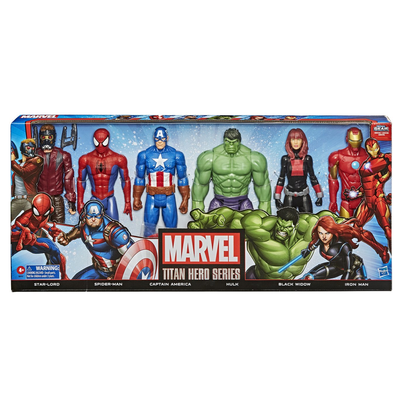 marvel titan hero series 6 pack