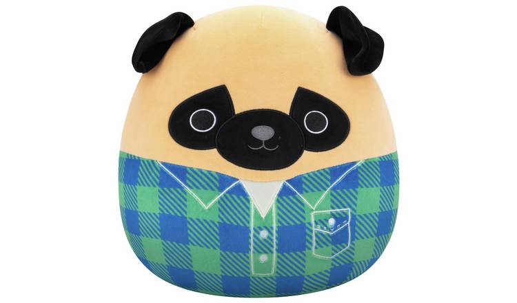 Original Squishmallows 12 Inch Prince the Brown Pug