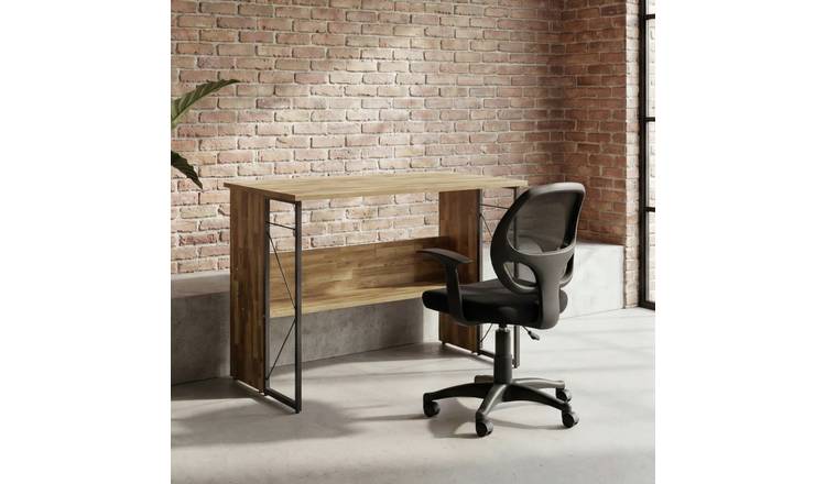 Dorel Rhodes Desk - Walnut