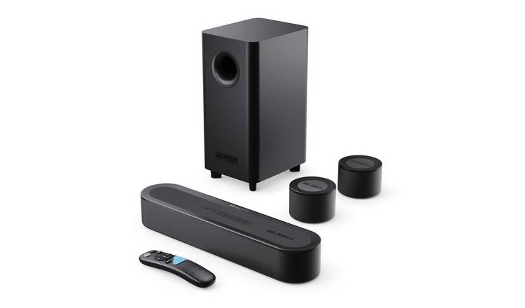 Majority Bowfell Halo 5.1Ch Atmos Soundbar with Wireless Subwoofer
