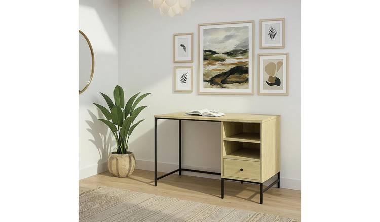 Dorel Tamlin 1 Drawer Desk - Natural