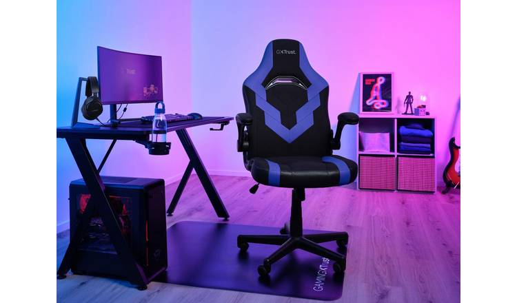 Trust Riye Series Faux Leather Gaming Chair - Blue