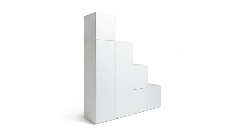 Argos white gloss on sale cube storage