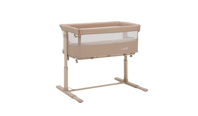 Cuggl 2-In-1 Side Sleeper Crib-  Beige