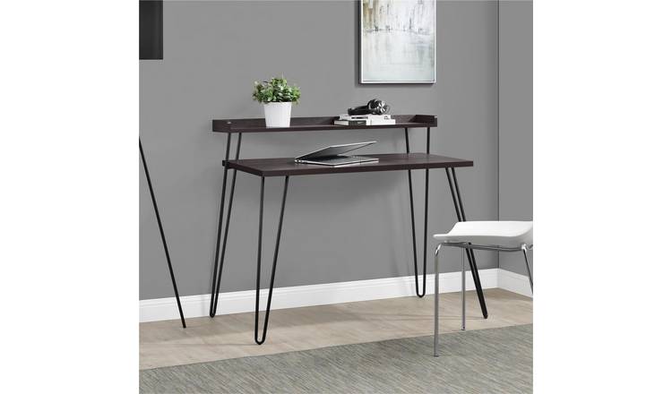 Dorel Haven Desk - Dark Brown