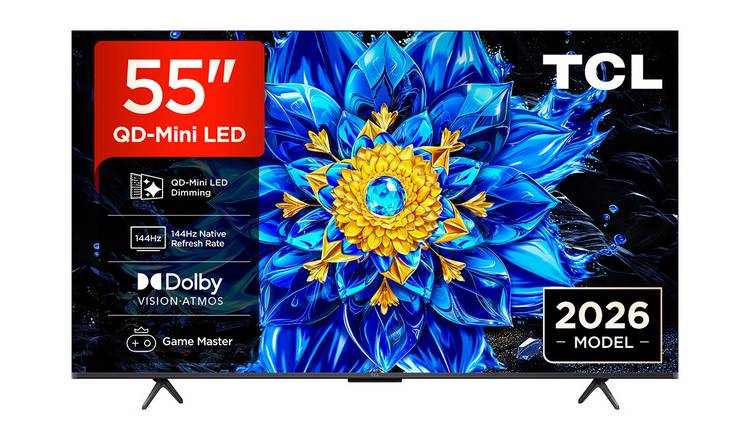 TCL 55 Inch 55P8L-UK Smart 4K UHD HDR Mini LED TV