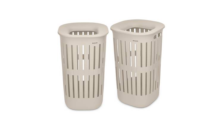 Brabantia Collect-It 55L Set of 2 Laundry Basket - Beige