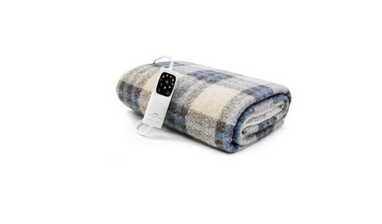 Dreamland Naptime Sherpa Electric Overblanket Single Control - Traitors Tartan