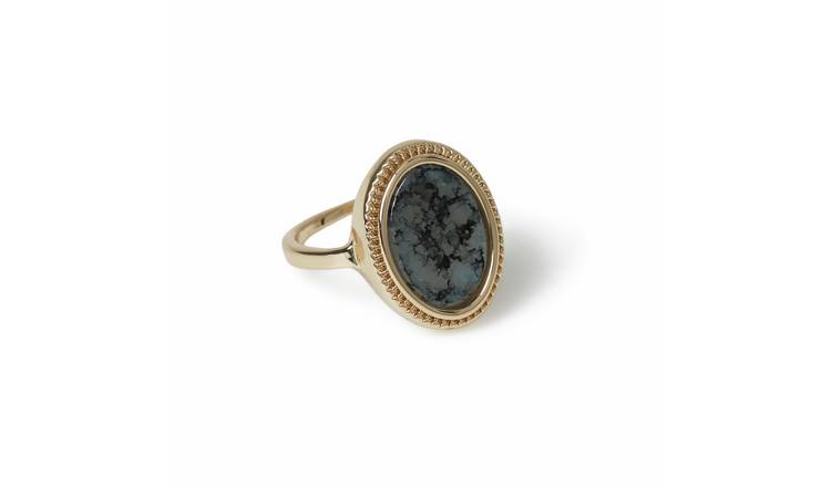 Freedom Gold Tone Statement Ring - Small