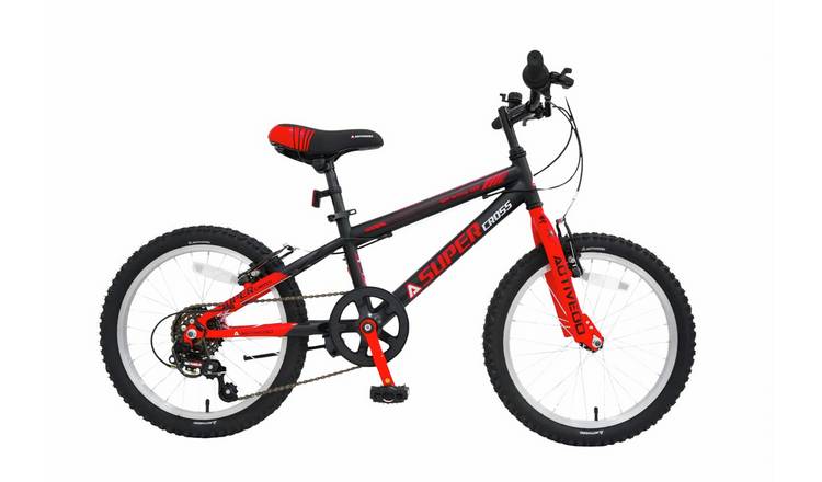 Active Go Supercross 18Inch Wheel Size Boys Mountain Bike - Red & Black