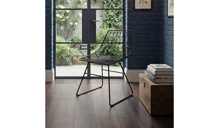Dorel Astrid Metal Dining Chairs - Black