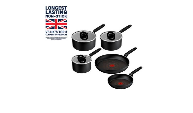 Tefal Excellence Plus 5 Piece Non Stick Aluminium Pan Set