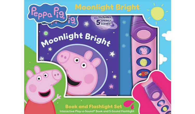 Peppa Pig Stitch Electronic Book And Flashlight Boxset