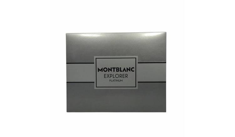 Montblanc Explorer Platinum Men's Woody EDP Gift Set - 100ml + 100ml SG + 7.5ml