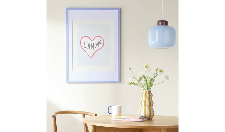 Argos Home Coloured Blue Picture Frame - 41x51cm