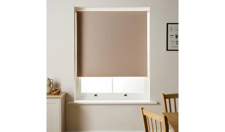 Argos Home Blackout Taupe Roller Blind - 60cm