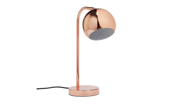 Habitat Curva Table Lamp - Rose Gold 0