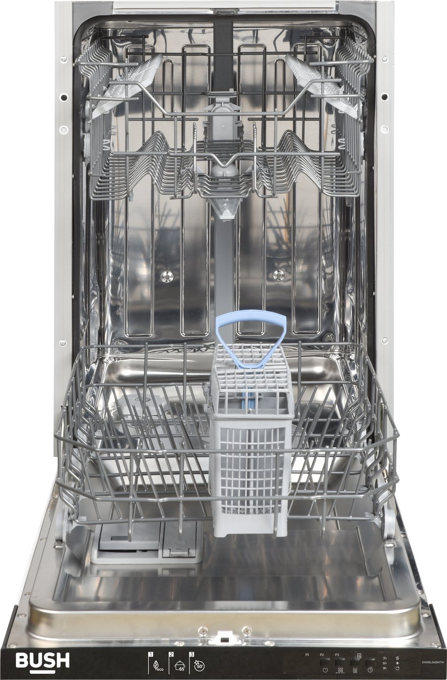 Bush DW9SLSAEINTW Slimline Integrated Dishwasher
