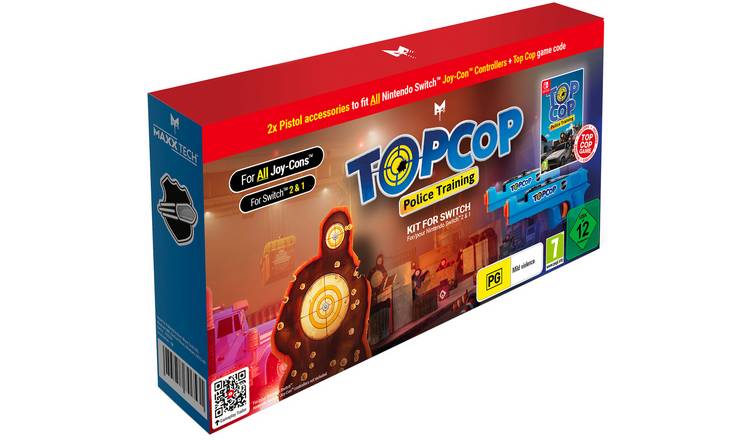 Maxx Tech Top Cop: Police Training Game & Gun Kit Nintendo Switch 2 & 1