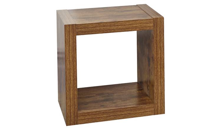 Jakarta Cube Side Table - Mango Wood Effect