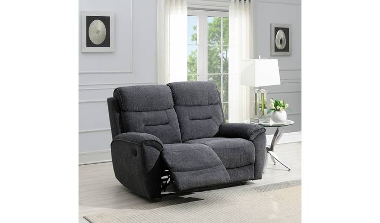Sofa Source Huntington 2 Seater Recliner Sofa - Dark Grey