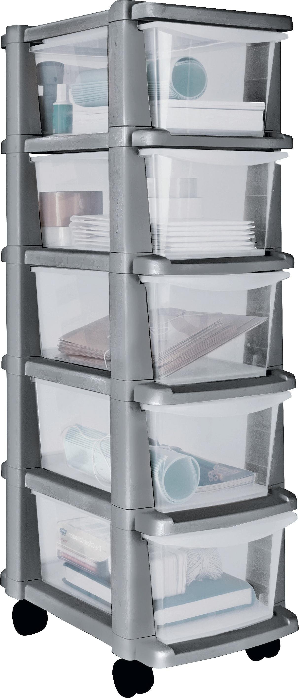 Argos Home 5 Drawer Silver Plastic Slim Tower Storage Unit review