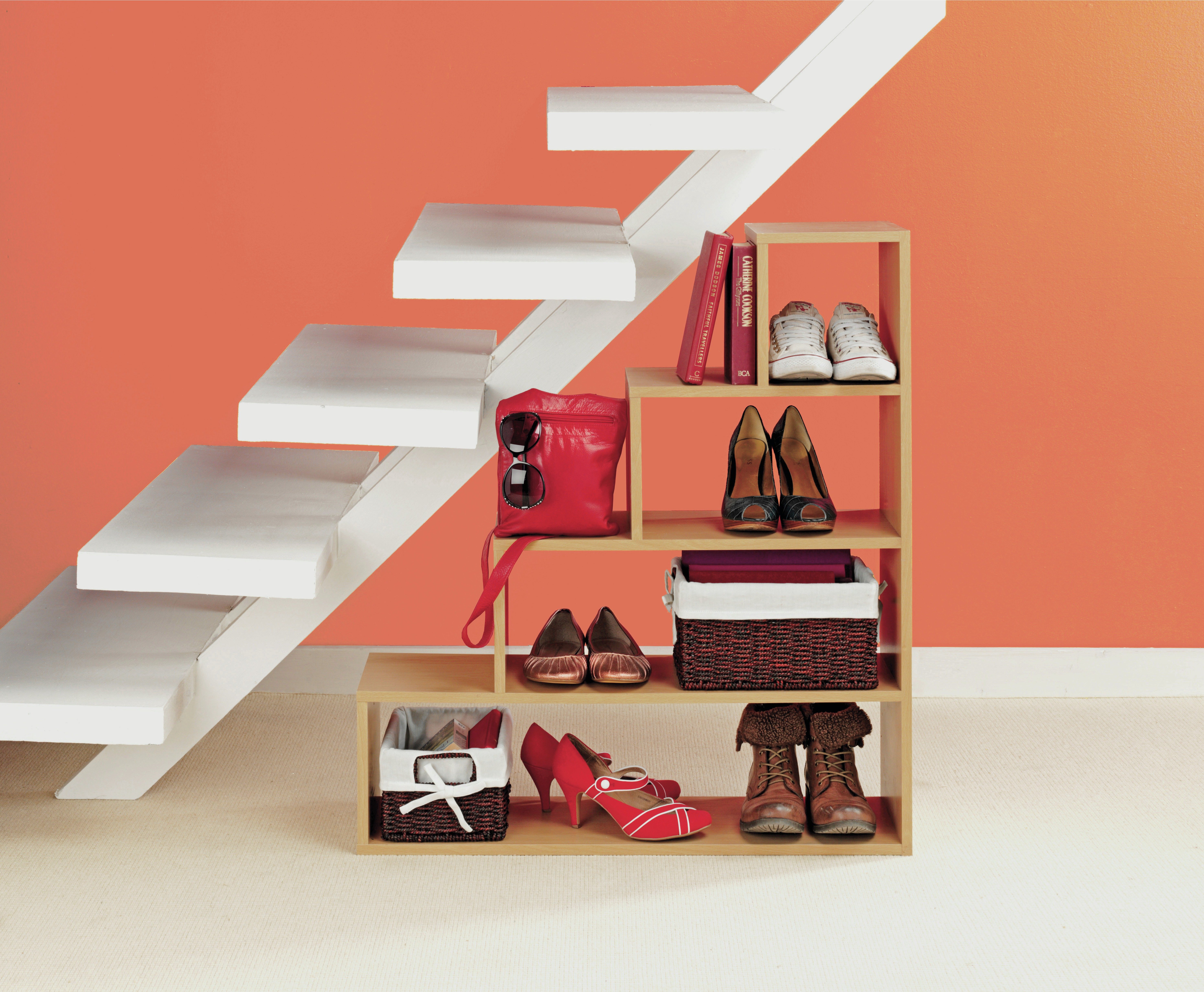 Argos Home Understairs Shoe Storage Unit - Beech Effect