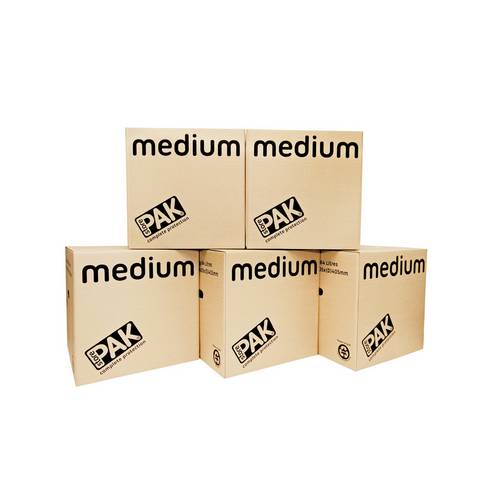 Buy StorePAK Medium Cardboard Boxes Set of 5 Cardboard boxes Argos