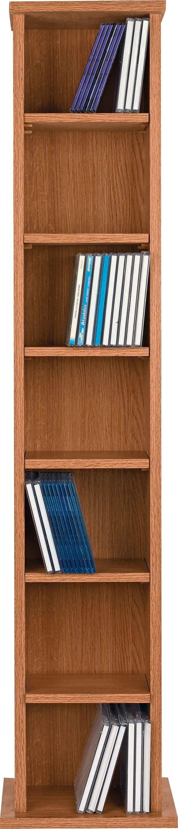 Argos Home Maine CD and DVD Media Storage - Oak Effect