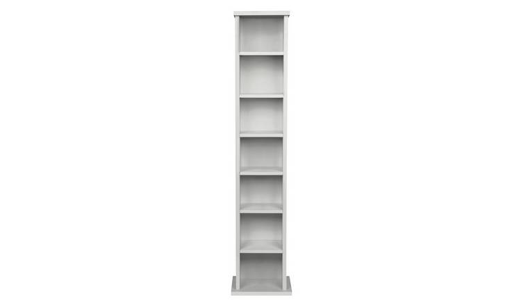 White dvd deals cabinet with doors