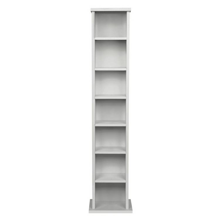 Argos Home Maine CD and DVD Storage unit - White wood effect 0