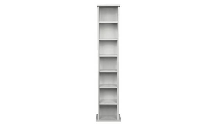 Argos Home Maine CD and DVD Storage unit - White wood effect
